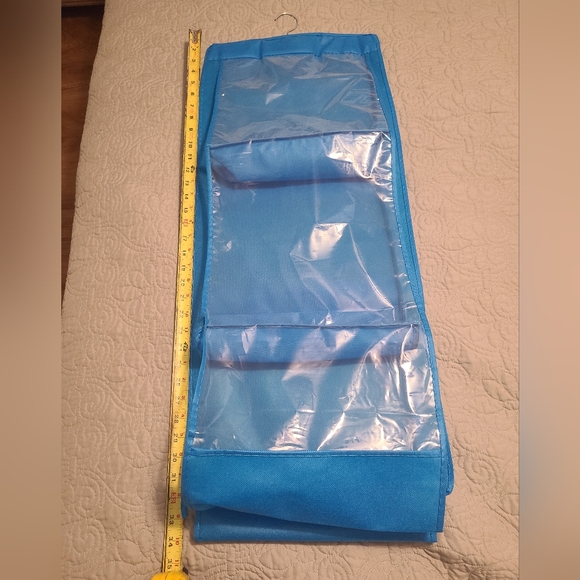 Purse Storage Hanging Organizer Purple Holds 6 - Picture 2 of 6